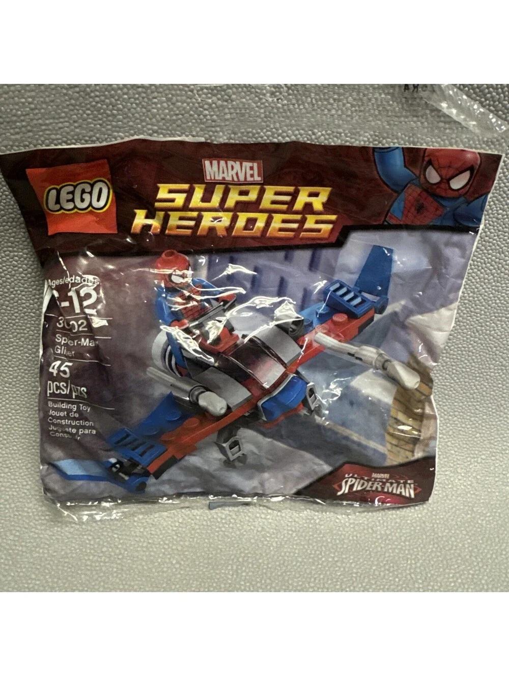 LEGO Marvel Superhero Spider-Man Glider (30302) Ultimate Spider Man Polybag 45pc